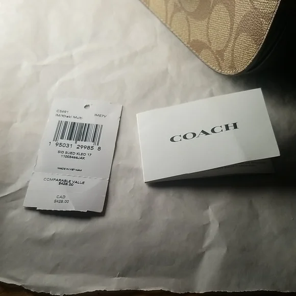 Coach Red and Brown Crossbody Bag - Picture 3 of 13